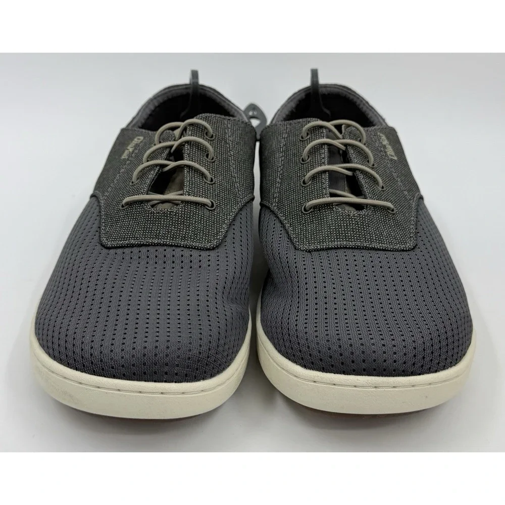 OLUKAI Nohea Moku Boat Shoes Men's Size US 9 in‎ Charcoal/Clay NWOB